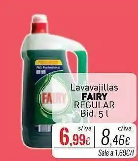 Cuevas Cash Lavavajillas fairy regular oferta