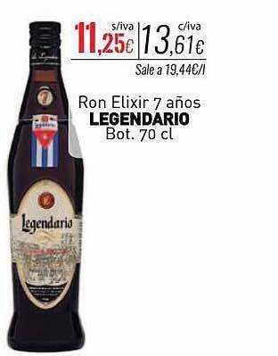 Cuevas Cash Ron elixir 7 años legendario oferta