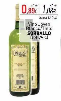 Cuevas Cash Vino joven blanco tinto sorballo oferta