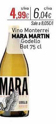 Cuevas Cash Vino monterrei mara martin godello oferta