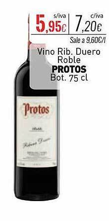 Cuevas Cash Vino rib duero roble protos oferta