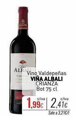 Cuevas Cash Vino valdepeñas viña albali crianza oferta