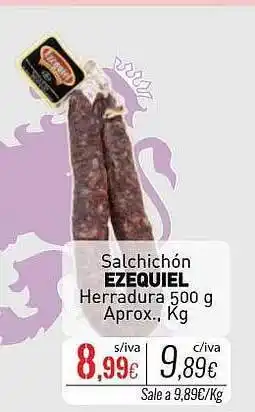 Cuevas Cash Salchichón ezequiel herradura oferta
