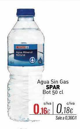 Cuevas Cash Agua sin gas spar oferta