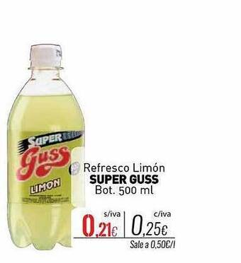 Cuevas Cash Refresco limón super guss oferta