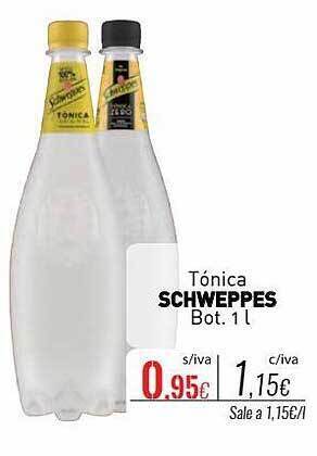 Cuevas Cash Tónica schweppes oferta