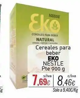 Cuevas Cash Cereales para beber eko nestlé oferta
