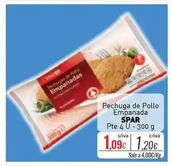 Cuevas Cash Pechuga de pollo empanada spar oferta