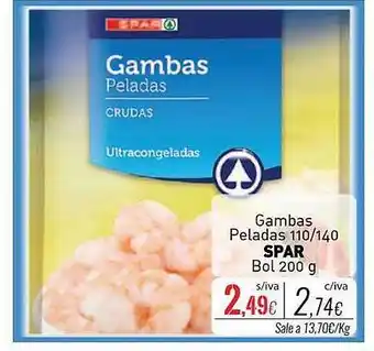 Cuevas Cash Gambas peladas 110 140 spar oferta