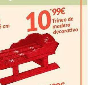 Embargos a lo bestia Trineo de madera decorativo oferta