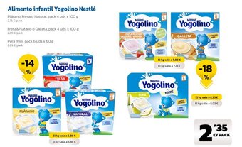 AhorraMas Alimento Infantil Yogolino Nestle oferta