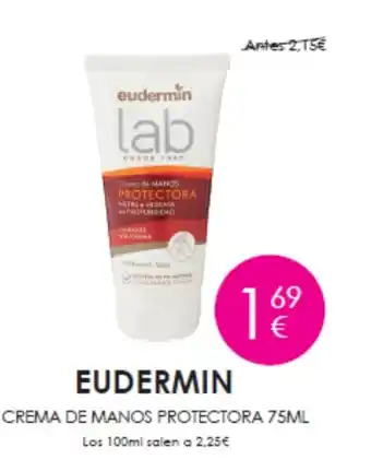 Muchas Perfumerías Eudermin Crema De Manos Protectora 75ML oferta