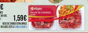 Claudio Tacos De Chorizo Extra Bipack Ifa Euges ZX756 oferta