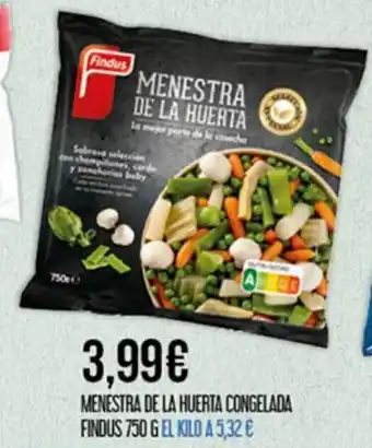 Claudio Menestra De La Heurta Congelada Findus 750 G oferta