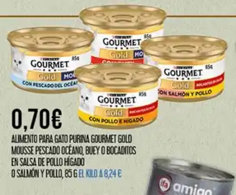 Claudio Alimento Para Gato Purina Gourmet Gold Mousse Pescado Oceano oferta