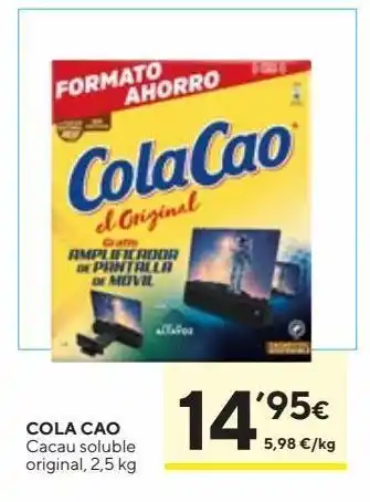 Caprabo Cacao soluble cola cao oferta