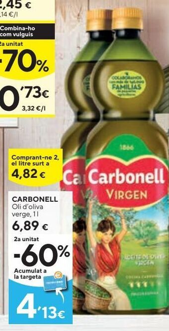 Caprabo Aceite de oliva carbonell oferta