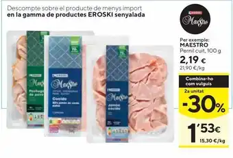 Caprabo Jamón cocido maestro oferta