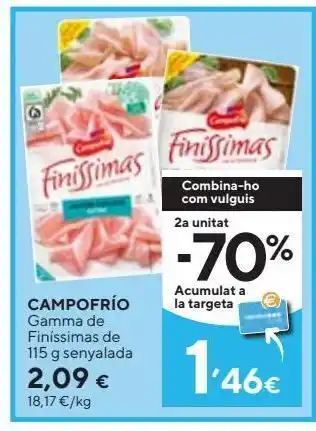 Caprabo Embutidos campofrío oferta