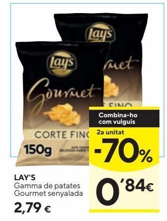 Caprabo Patatas fritas lay's oferta