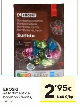Caprabo Bombones eroski oferta