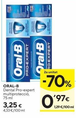 Caprabo Dentífrico oral b oferta
