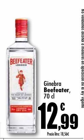 Unide Supermercados Ginebra beefeater oferta
