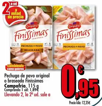 Unide Market Pechuga de pavo original o braseada finíssimas campofrio oferta