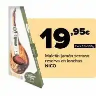 Supeco Maletín jamón serrano oferta