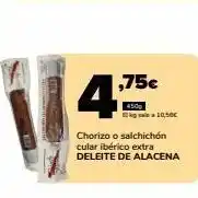 Supeco Chorizo o salchichón oferta