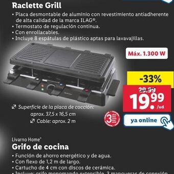 Lidl Raclette grill oferta