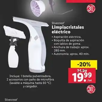 Lidl Limpiacristales eléctrico oferta