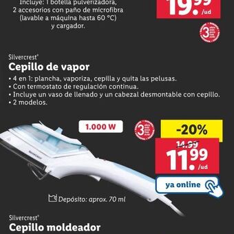 Lidl Cepillo de vapor oferta