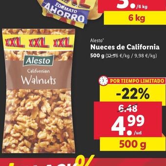 Lidl Nueces de california oferta