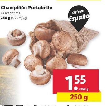 Lidl Champiñón portobello oferta