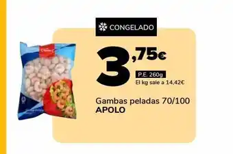 Supeco Gambas peladas apolo oferta