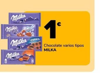 Supeco Chocolate varios tipos milka oferta