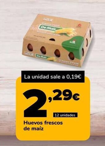 Supeco Huevos frescos de maíz oferta