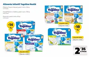 AhorraMas Yogur infantil nestlé oferta