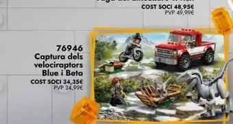 Abacus 76946 captura dels velociraptors blue i beta cost soci 34,35€ pvp 34,99€ oferta