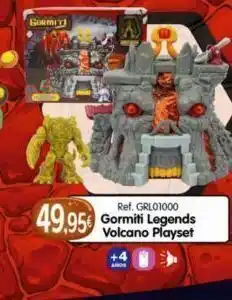 Juguetilandia Gormiti ref. grl01000 49,95€ gormiti legends volcano playset oferta