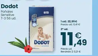 Clarel Dodot pañales sensitive oferta