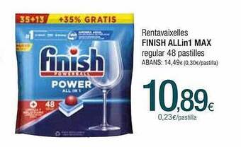 Condis Rentavaixelles finish allin1 max oferta