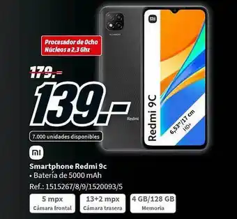MediaMarkt Smatphone redmi 9c oferta