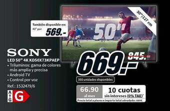 MediaMarkt Sony led 50 oferta