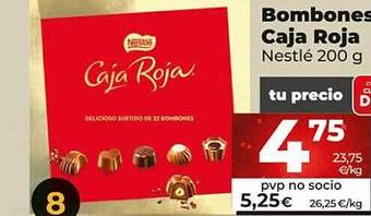 Dia Bombones caja roja nestlé oferta