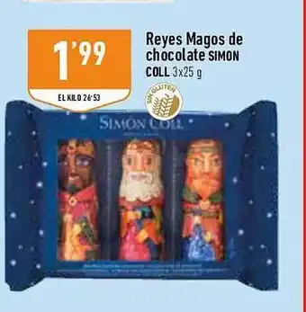 Supermercados Deza Reyes magos de chocolate simon coll oferta
