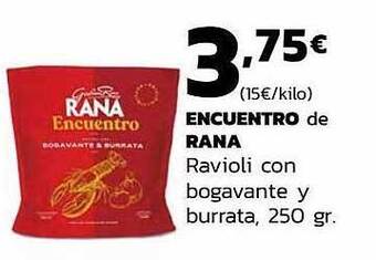 Supermercados Lupa Encuentro de rana ravioli con bogavante y burrata oferta