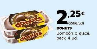 Supermercados Lupa Donuts bombón o glacé oferta