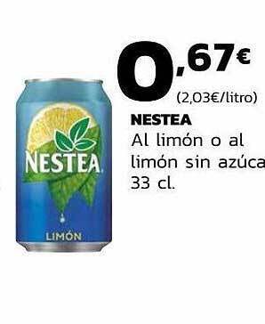Supermercados Lupa Nestea al limón o al limón sin azúcar oferta